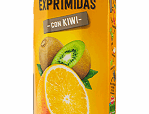 Naranjas exprimidas con kiwi