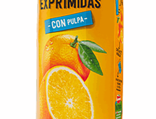 Naranjas exprimidas con pulpa